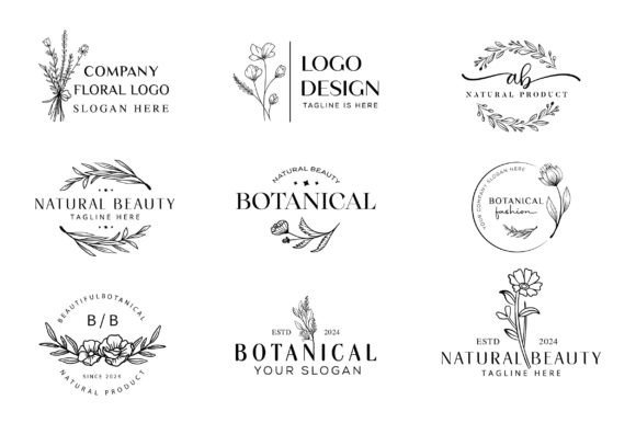 Download Botanical &amp; Floral Logo - Premium Bundle