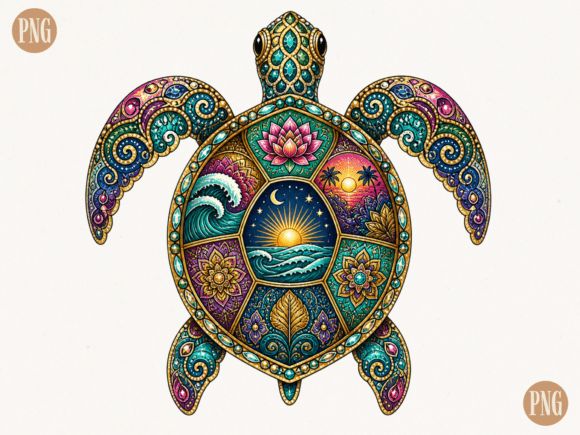 Download Mandala Sea Turtle PNG | Boho Ocean Flor - Boho Collection
