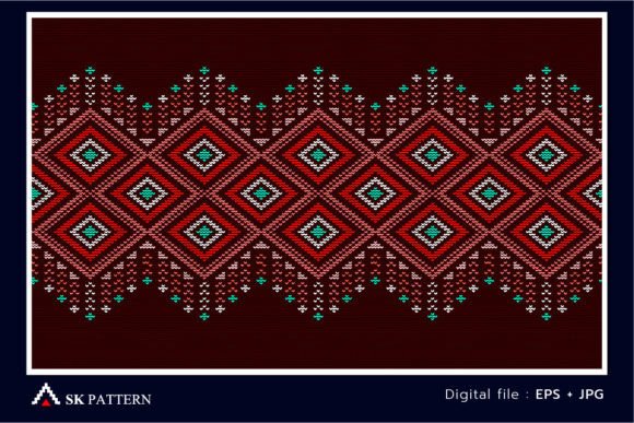 Download Embroidery Repetitive Boho Style Design - Boho Collection