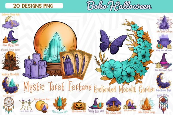 Download Boho Halloween Sublimation Bundle - Boho Collection