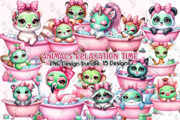 Download Animals Relaxation Time Clipart PNG - Relaxation Collection
